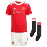 Manchester United Home Kids Jersey+Short+Socks 2021/22