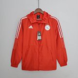 Ajax Red All Weather Windrunner Jacket Mens 2022/23