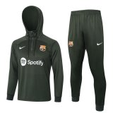 Barcelona Dark Green Training Suit Mens 2023/24 #Hoodie
