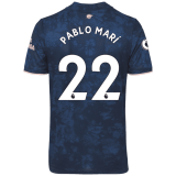 2020/2021 Arsenal Third Navy Men's Soccer Jersey PABLO MAR? #22