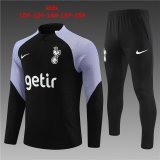 Tottenham Hotspur Black Training Suit Kids 2023/24