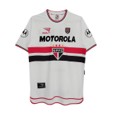 Sao Paulo FC Retro Home Crew Neck Jersey Mens 2000