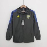 Boca Juniors Black All Weather Windrunner Jacket Mens 2022/23