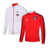 Sao Paulo FC Full-Zip On-Field Team Logo Anthem Reversible All Weather Windrunner Jacket Mens 2023/24