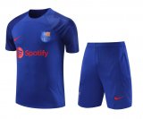 Barcelona Blue Training Jersey + Short Mens 2023/24