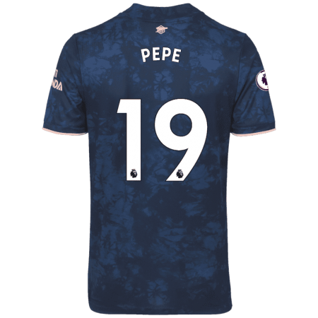 2020/2021 Arsenal Third Navy Men's Soccer Jersey PEPE #19