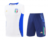 Italy White Training Singlet + Short Mens 2024