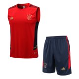 Ajax Red Training Suit Singlet + Short Mens 2021/22