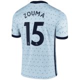 2020/2021 Chelsea Away Light Blue Men's Soccer Jersey Zouma #15