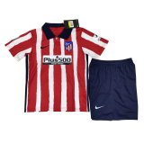 2020/21 Atletico Madrid Home Red Kids Soccer Jersey Kit(Shirt + Short)