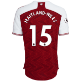 2020/2021 Arsenal Home Red Men's Soccer Jersey MAITLAND-NILES #15