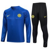 Inter Milan Blue Training Suit Mens 2023/24
