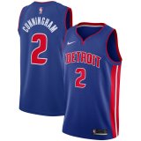 Detroit Pistons 2022 Blue NBA Draft First Round Pick SwingMens Jersey Mens Icon Edition