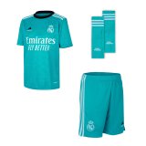 Real Madrid Third Kids Jersey + Short + Socks 2021/22