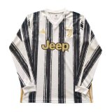 2020/2021 Juventus Home Long Sleeve Soccer Jersey Men's