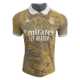 Real Madrid Gold Dragon Jersey Mens 2023/24 #Special Edition