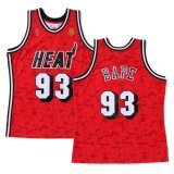 Miami Heat A Bathing Ape Red Swingman Jersey Mens 2022/23 #BAPE - 93