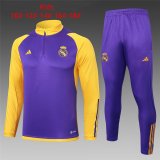 Real Madrid Purple Training Suit Kids 2023/24