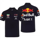 Red Bull Aston Martin Racing 2021 Black F1 Team Polo Jersey Mens