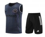 Inter Miami C.F. Dark Grey Training Singlet + Short Mens 2023/24