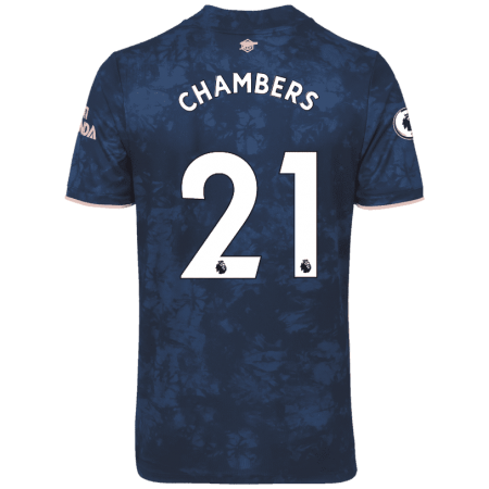 2020/2021 Arsenal Third Navy Men's Soccer Jersey CHAMBERS #21
