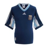 1998 Argentina World Cup Retro Away Navy Men Soccer Jersey Shirt