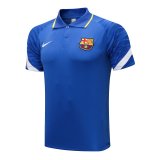 Barcelona Blue II Polo Jersey Mens 2021/22