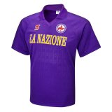 1989/90 ACF Fiorentina Retro Home Soccer Jersey Men's