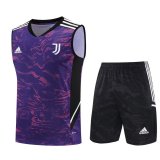 Juventus Purple Training Singlet + Short Mens 2023/24