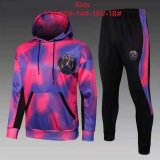 PSG x Jordan Hoodie Pink Training Suit(Sweatshirt + Pants) Kids 2021/22