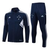 Cruzeiro Navy Training Suit Jacket + Pants Mens 2022/23
