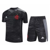 Flamengo Goalkeeper Black Jersey + Short Mens 2021/22