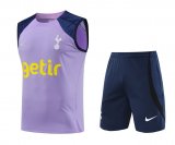 Tottenham Hotspur Violet Training Singlet + Short Mens 2023/24