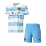 Manchester City 93:20 Anniversary Blue Jersey + Short Kids 2022/23