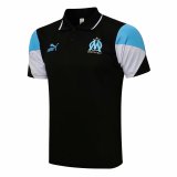 Olympique Marseille Black Polo Jersey Mens 2021/22