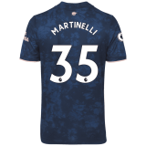 2020/2021 Arsenal Third Navy Men's Soccer Jersey MARTINELLI #35