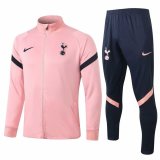 2020-2021 Tottenham Hotspur Pink Jacket Soccer Training Suit