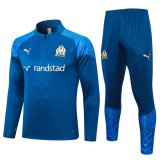 Olympique Marseille Blue Training Suit Mens 2023/24
