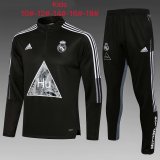 Real Madrid x Human Race Black Training Suit Kids 2021/22
