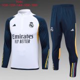 Real Madrid White Training Suit Kids 2023/24
