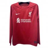 Liverpool Home Long Sleeve Jersey Mens 2022/23