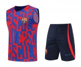 Barcelona Blue - Red Singlet + Short Mens 2022/23