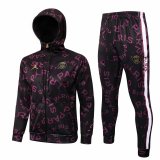 PSG x Jordan Hoodie Maroon Training Suit (Jacket + Pants) Mens 2021/22