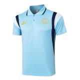 Manchester City Blue Polo Jersey Mens 2023/24