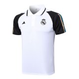 Real Madrid White Polo Jersey Mens 2023/24