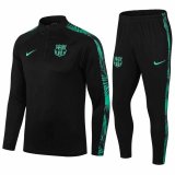 2020/2021 Barcelona Black - Green Men's Soccer Training Suit