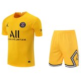 PSG Goalkeeper Yellow Mens Jersey + Shorts 2021/22