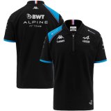BWT Alpine 2023 Black F1 Team Polo Shirt Mens