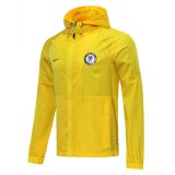 2020/2021 Chelsea Hoodie All Weather Windrunner Jacket Yellow Mens
