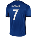 2020/2021 Chelsea Home Blue Men's Soccer Jersey Kante #7